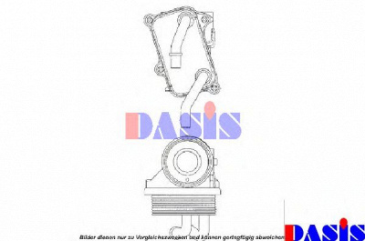 AKS DASIS 126330n -  масляный радиатор, двигательное масло